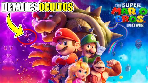 DETALLES OCULTOS en el POSTER OFICIAL de SUPER MARIO LA PELICULA - YouTube