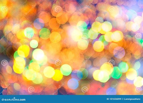 Christmas Bokeh Lights Background Stock Illustration - Illustration of ...