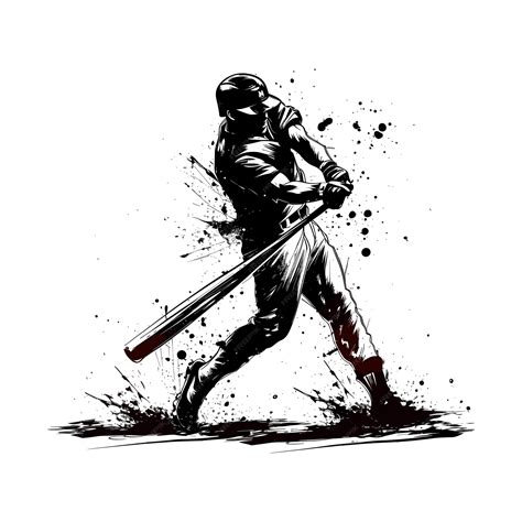 Premium Vector | A man hitting baseball vector illustration