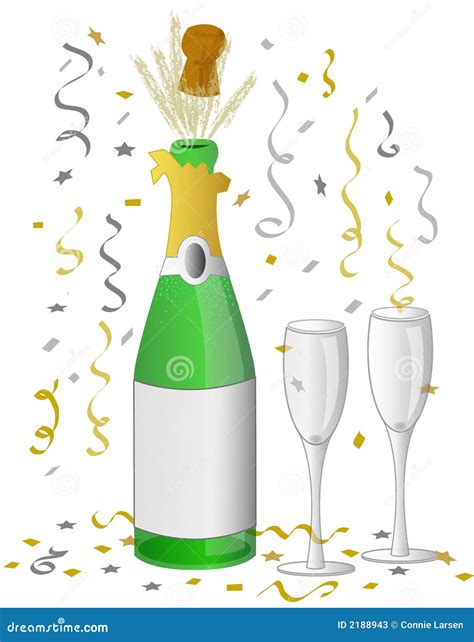 Champagne Celebration/eps Vector Illustration | CartoonDealer.com #2188943