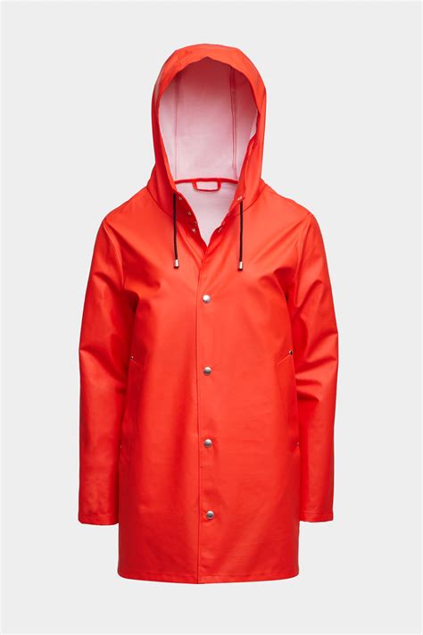 Stockholm Lightweight Raincoat Fade Red | STUTTERHEIM US