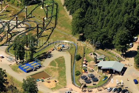 Luftaufnahme Brotterode - Freizeitpark - Funpark Inselsberg mit Wie ...