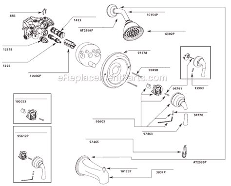 Moen 1225 Moen Kitchen Faucet Parts Diagram - Moen Single Handle ...