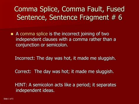 Comma splice sentence - affiliatefas