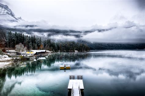 Eibsee, winter feel by alierturk on DeviantArt