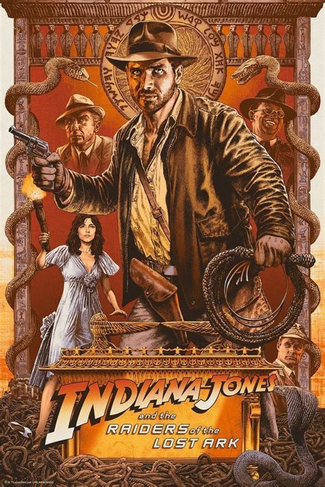 TWO Chris Weston Indiana Jones Screen Print Poster Variant and Regular ...