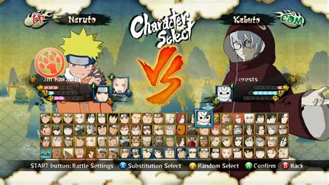 Naruto Shippuden Ultimate Ninja Storm 3 Personnage All characters - YouTube