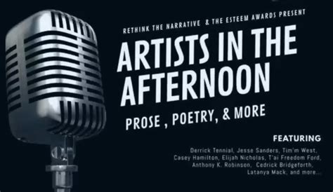 Artists in the Afternoon: Prose, Poetry, & More