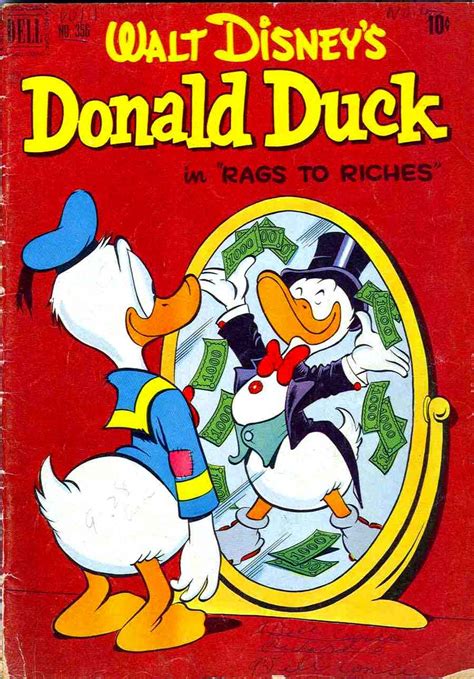 Donald Duck / Four Color Comics v2 #356 - Carl Barks cover - Pencil Ink