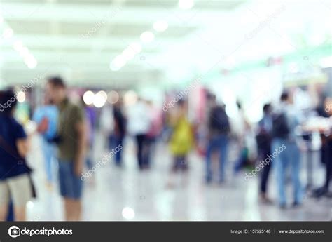 Crowd people traveler in airport terminal, image blur Stock Photo by ...