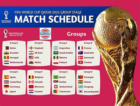 FIFA World Cup 2024 Schedule | GOROLI