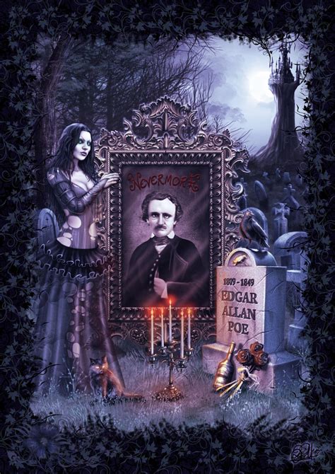 Edgar Allan Poe by DarkAkelarre on DeviantArt