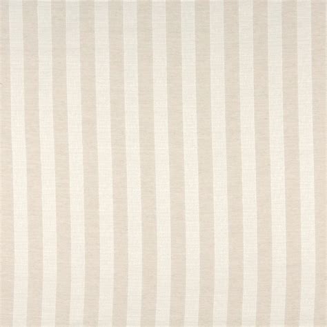 Beige And Off White Two Toned Striped Upholstery Fabric By The Yard