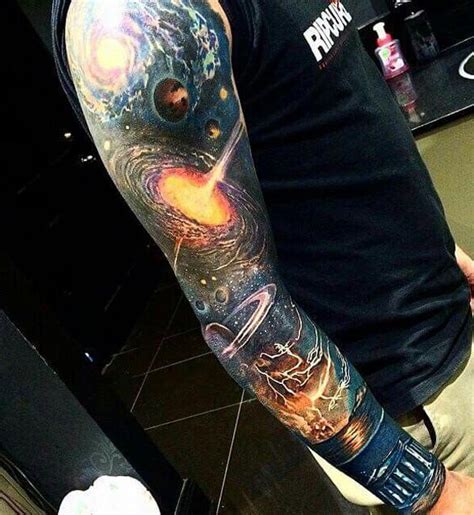 40 Space Tattoo Ideas | Art and Design