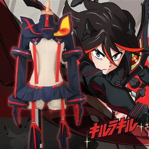 Anime KILL La KILL Ryuko Matoi Cosplay Costume Navy Blue Fashion Combat ...