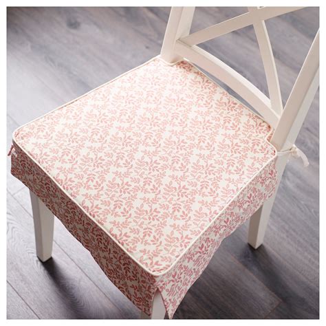 ELSEBET Chair pad Pink 43x42x4.0 cm - IKEA