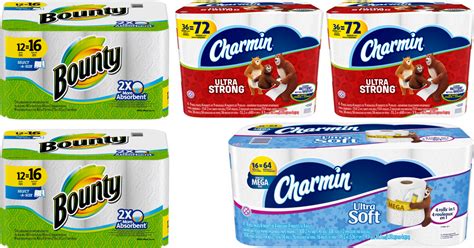 NEW Charmin & Bounty Coupons = Charmin Toilet Paper ONLY 41¢ Per Roll ...