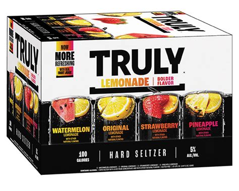 Truly Lemonade Variety 12 Pack Cans - Available at South Park Liquor