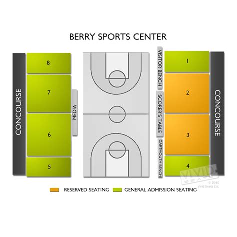 Leede Arena at Berry Sports Center Seating Chart | Vivid Seats