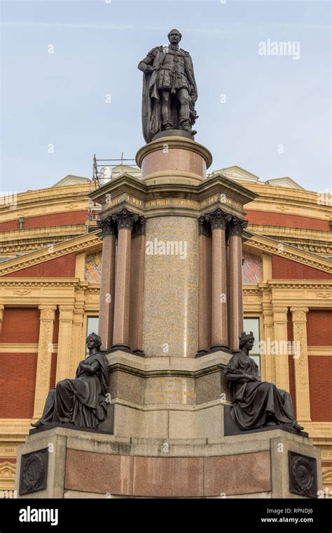 Statue of Prince Albert outside the Royal Albert Hall in South ...