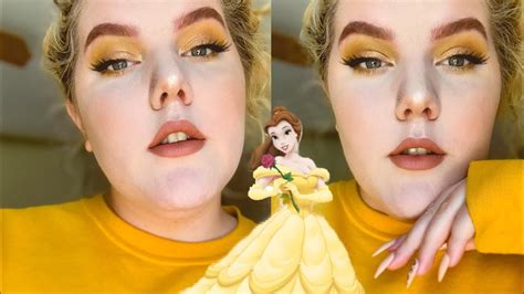 Disney Princess Inspired Makeup! Belle Makeup Tutorial! GRWM - YouTube