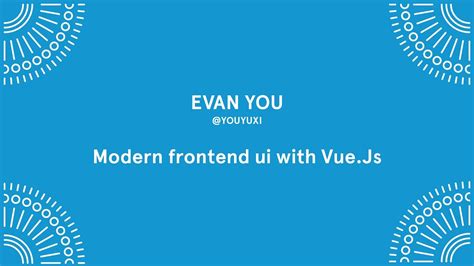 Evan You - Modern Frontend with Vue.js - Laracon EU 2016 - YouTube