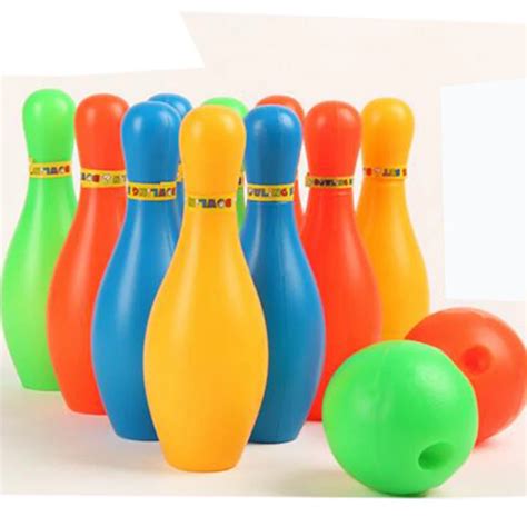 Aliexpress.com : Buy 1Set Baby Kids Bowling Game Plastic Indoor Home ...