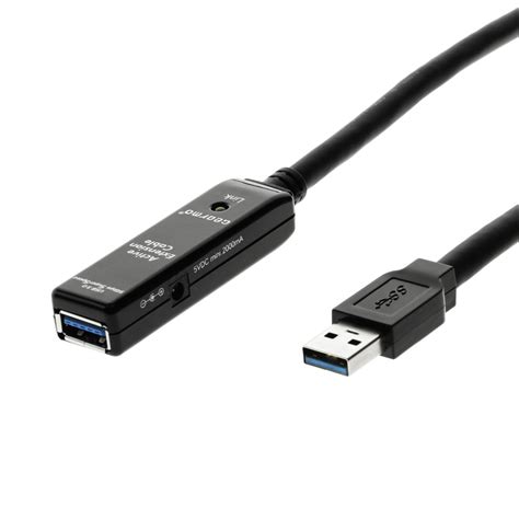 USB 3.0 extension cable 22ft. (7-Meter) A-Male to A-Female with Power Input