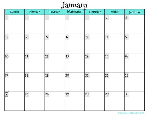 2016 Calendar - Free Printable