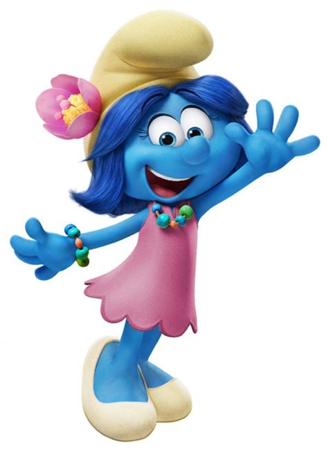 SmurfBlossom in a Pink Dress | Smurfs, Smurfs movie, Lost village