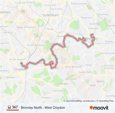 367 Route: Schedules, Stops & Maps - Bromley North