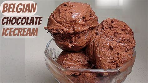 Belgian Chocolate Ice cream | How to make Dark Chocolate Icecream ...