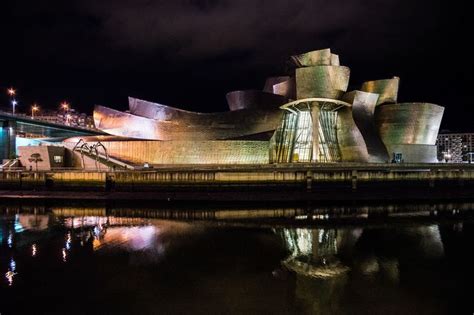 Guggenheim Museum Bilbao at night #1 | Guggenheim museum bilbao ...