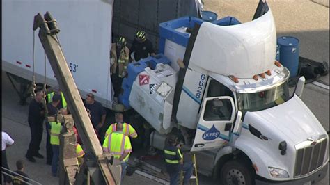 Hazmat spill causes major delays on I-10 westbound at I-610 - ABC13 Houston