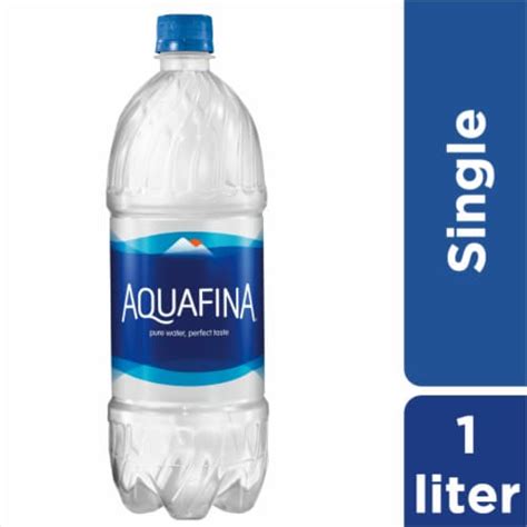 Aquafina Purified Bottled Water Bottle, 1 L - Fry’s Food Stores