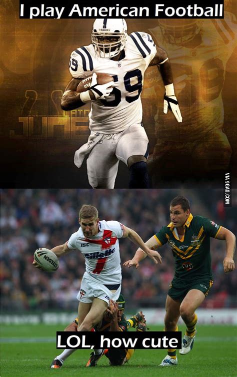 American Football vs. Rugby - 9GAG