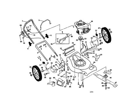 Craftsman Lawn Mower With Honda Engine Parts