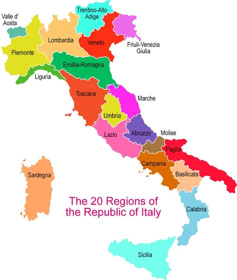 Map Of Italy With Major Cities