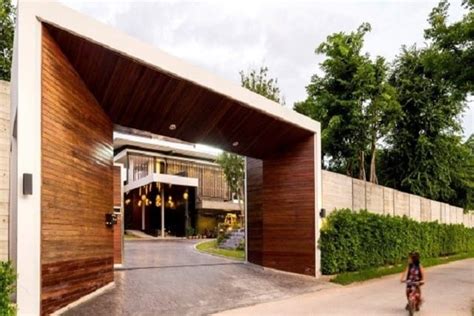 11 Inspirasi Gapura Rumah Minimalis Kekinian, Eksterior Makin Keren!