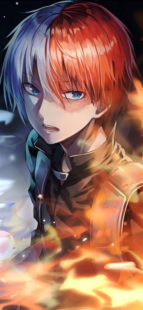 Todoroki Hero Academia Cave iPhone Wallpapers Free Download