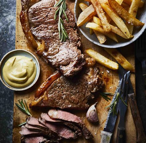 Steak, Chips with Garlic, Rosemary Butter - The Good Kitchen Table ...