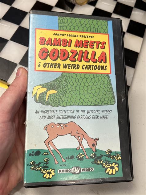 Score! “Bambi meets Godzilla & other weird cartoons” : r/VHS