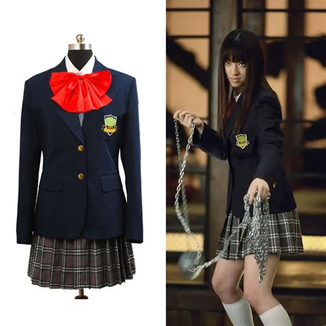 Kill Bill Gogo Yubari Uniform Cosplay Costume-in Movie & TV costumes ...