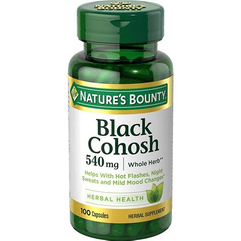 Black Cohosh Root Supplement, 540 Mg For Menopause Support