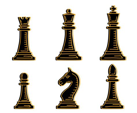 Chess Pieces Vector at Vectorified.com | Collection of Chess Pieces ...