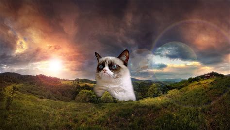 Grumpy Cat Meme Wallpaper - WallpaperSafari