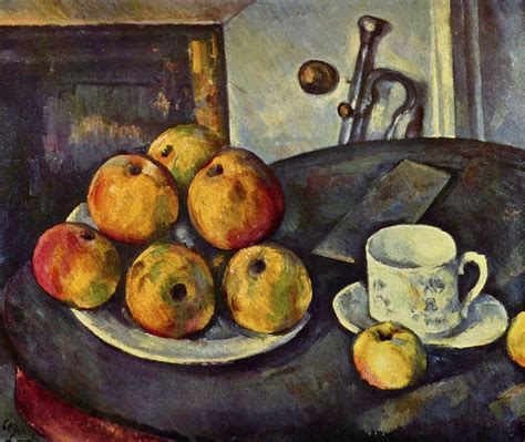 Still Life with Apples (1890-1894) by Paul Cezanne – Artchive