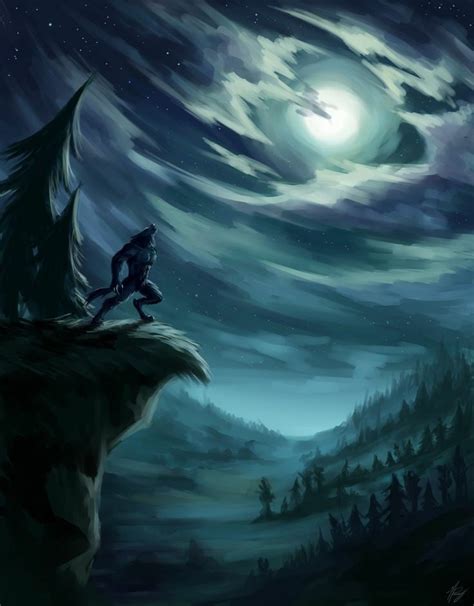 I'm looking for good werewolf howling wallpapers. here is what I have ...