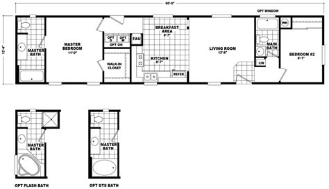 Amazing 14x70 Mobile Home Floor Plan - New Home Plans Design