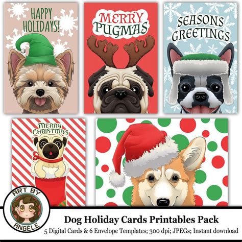 Christmas Cards For Dogs Printable - Printable Card Free